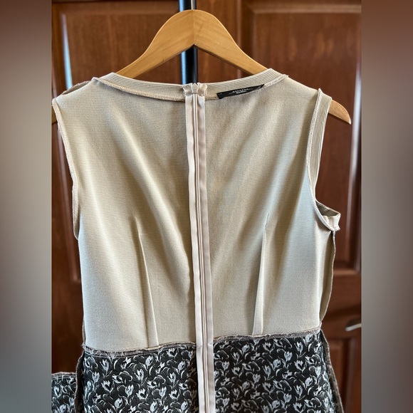 Weekend MaxMara Dress Floral Pink Beige Size L - Picture 13 of 16